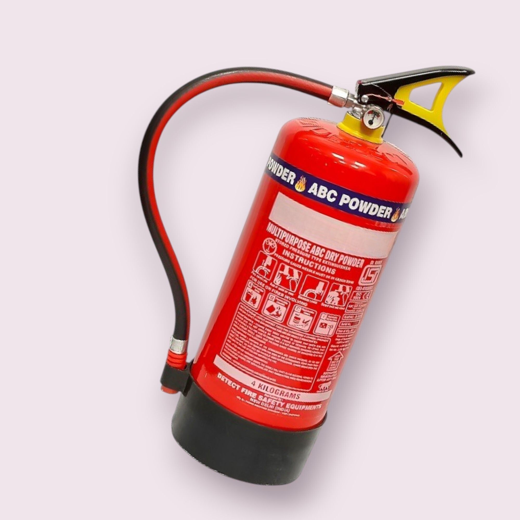 Easy-to-Use 4kg Dry Powder Extinguisher – Effective Against All Common Fires Fire Extinguisher Mount-image-32