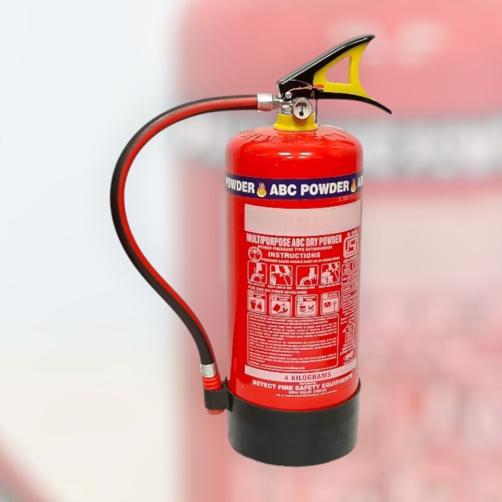 Portable 4 Kg ABC Fire Extinguisher ISI Certified for Vehicle & Kitchen Fire Extinguisher Mount-image-14