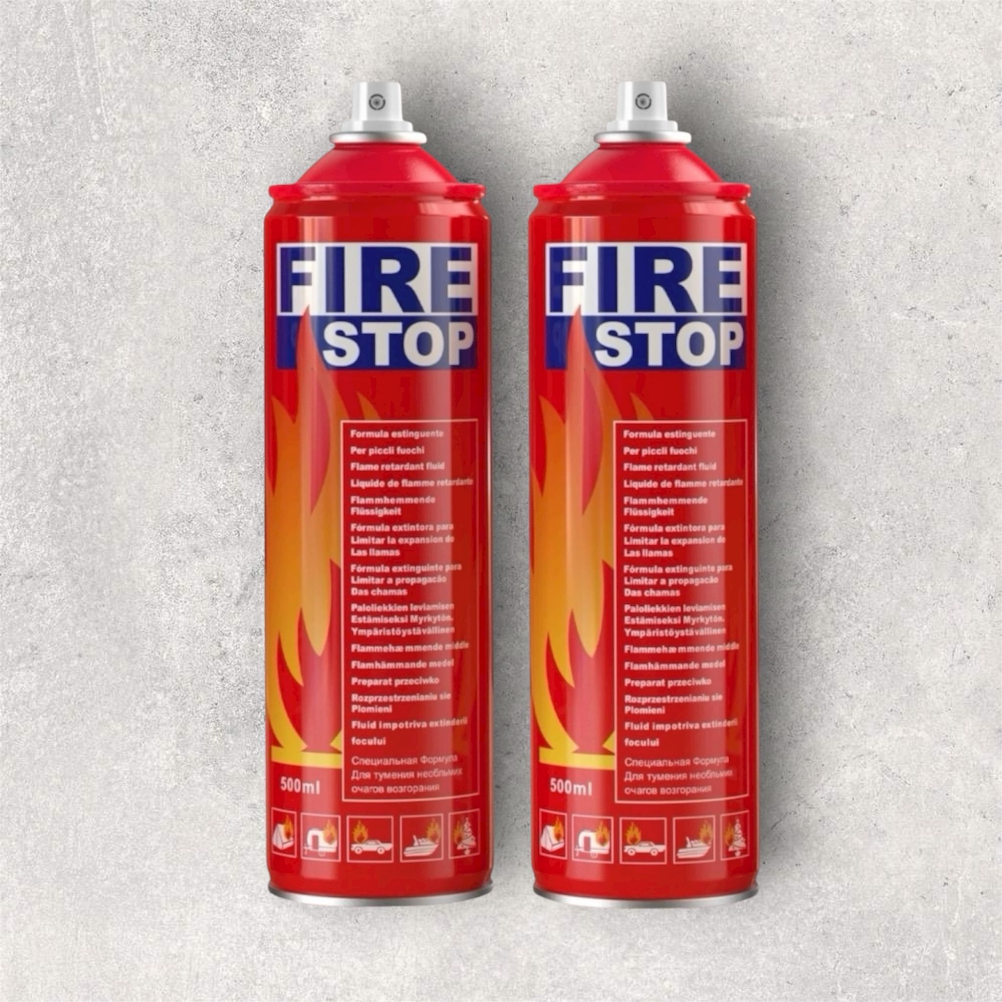Fire Stop Spray Fire Extinguisher Compact Safety for Kitchen & Workplace Fire Extinguisher Mount-image-44