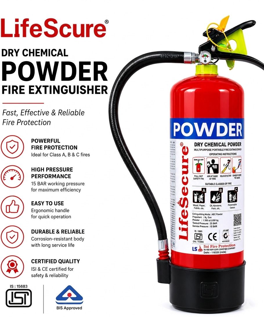 LS-582 ABC Powder Based (Stote Pressure Type) Fire Extinguisher Mount-image-31