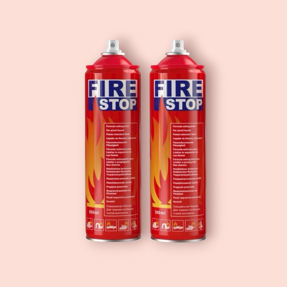 agniraksha 1Kg Fire Stop ISI Certified Spray for Kitchen Home & Vehicle Fire Extinguisher Mount-picture-27