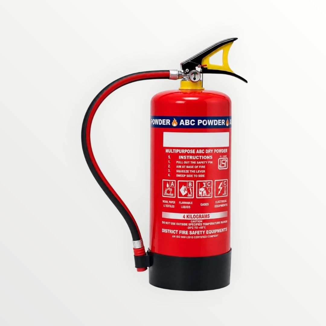 ABC Fire Extinguisher 4 Kg with Pressure Gauge for Quick Fire Control Fire Extinguisher Mount-image-44
