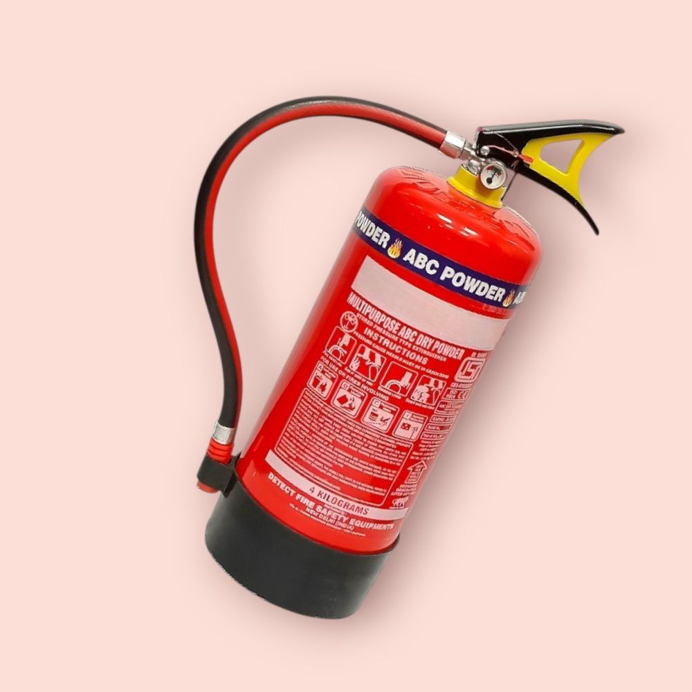 Fire Extinguisher 4 Kg ISI Certified ABC Dry Powder for Home, Office & Car Fire Extinguisher Mount-image-23