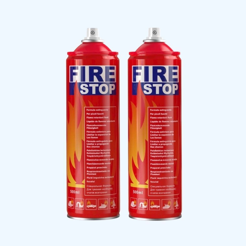 agniraksha Portable 1Kg Fire Stop ISI Certified Safety Spray for Vehicles Fire Extinguisher Mount-picture-38