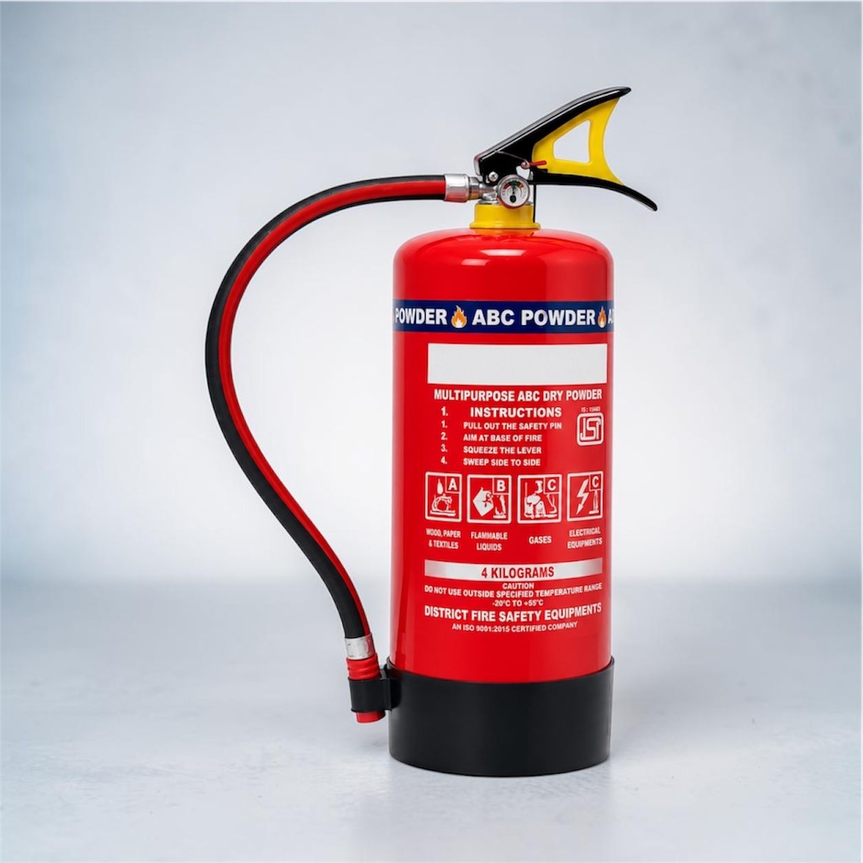 Office Fire Protection ABC Dry Powder Extinguisher 4 Kg Fire Extinguisher Mount-image-32