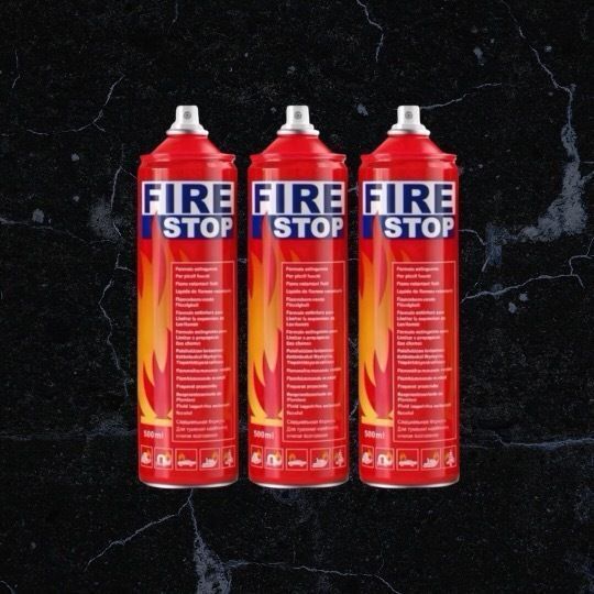 Fire Stop Kitchen Electrical and Gas Safety Spray Pack of 3 for Home Use Fire Extinguisher Mount-image-29