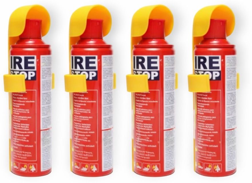Fire Stop Ready Emergency Fire Spray Pack of 4 for Family Safety Fire Extinguisher Mount-image-26