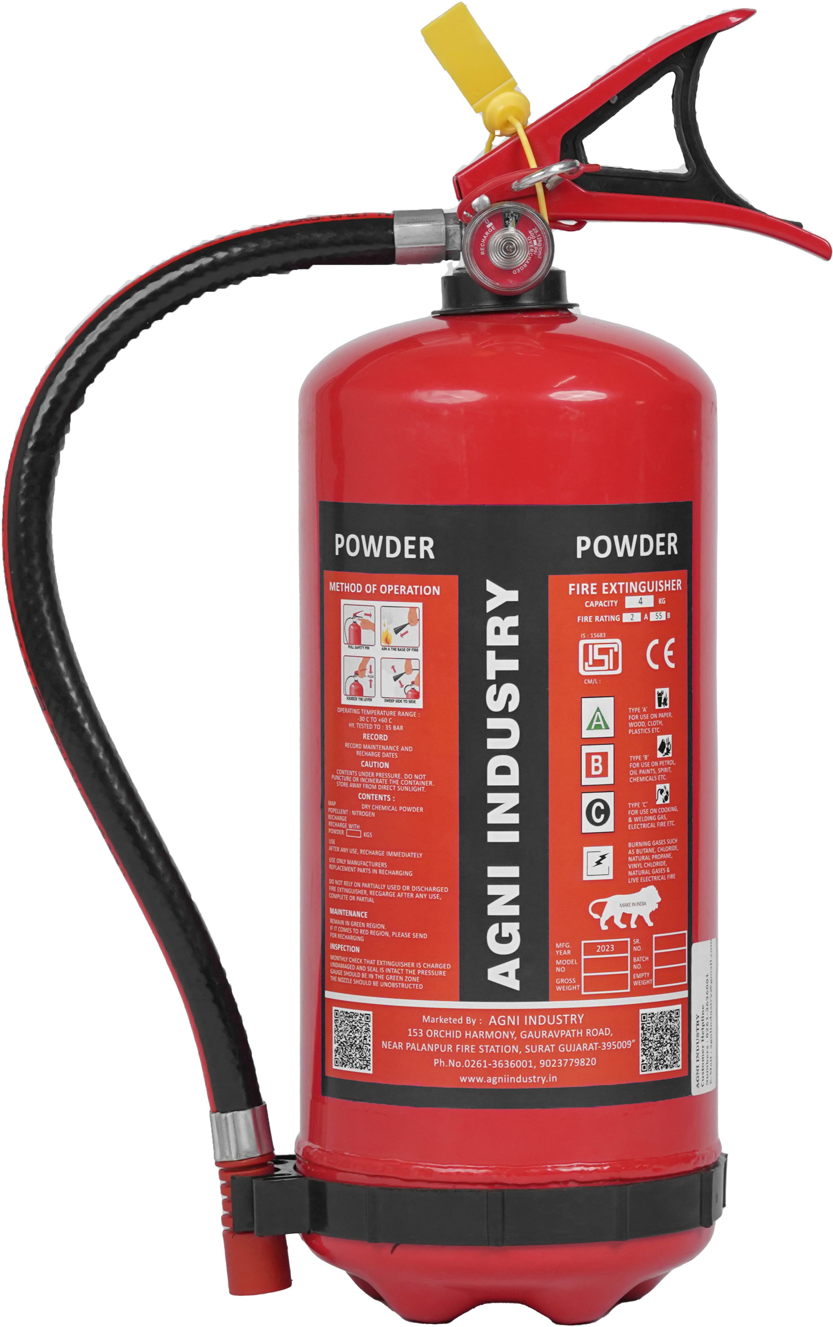 agni industry AGNI Fire Extinguisher Mount / Fire Stop / Safety Mount /Pack Of 1 Fire Extinguisher Mount-picture-17