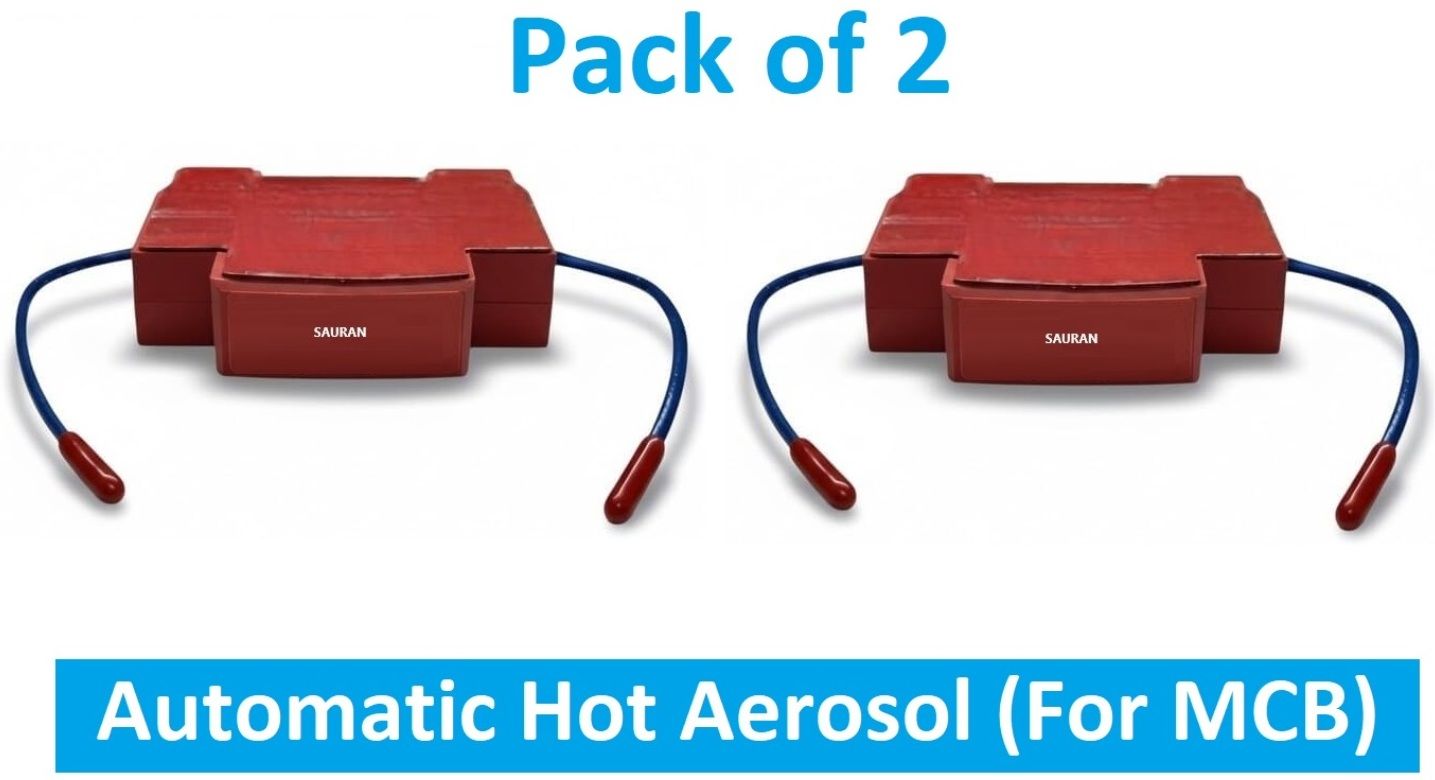 sauran Pack of 2 Hot Aerosol Automatic Fire Suppression System for Electrical AHA28.2 Fire Extinguisher Mount-picture-36