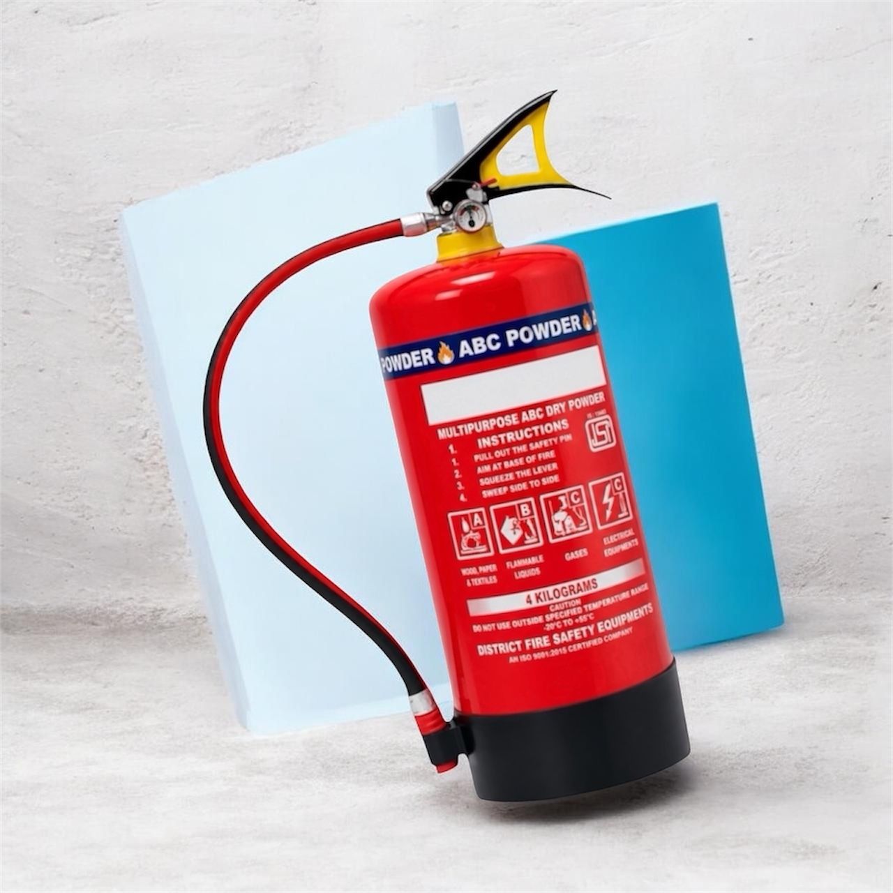 shri fire india IS 15683 ABC Powder Fire Extinguisher 4 Kg Fire Protection Equipment Fire Extinguisher Mount-picture-28
