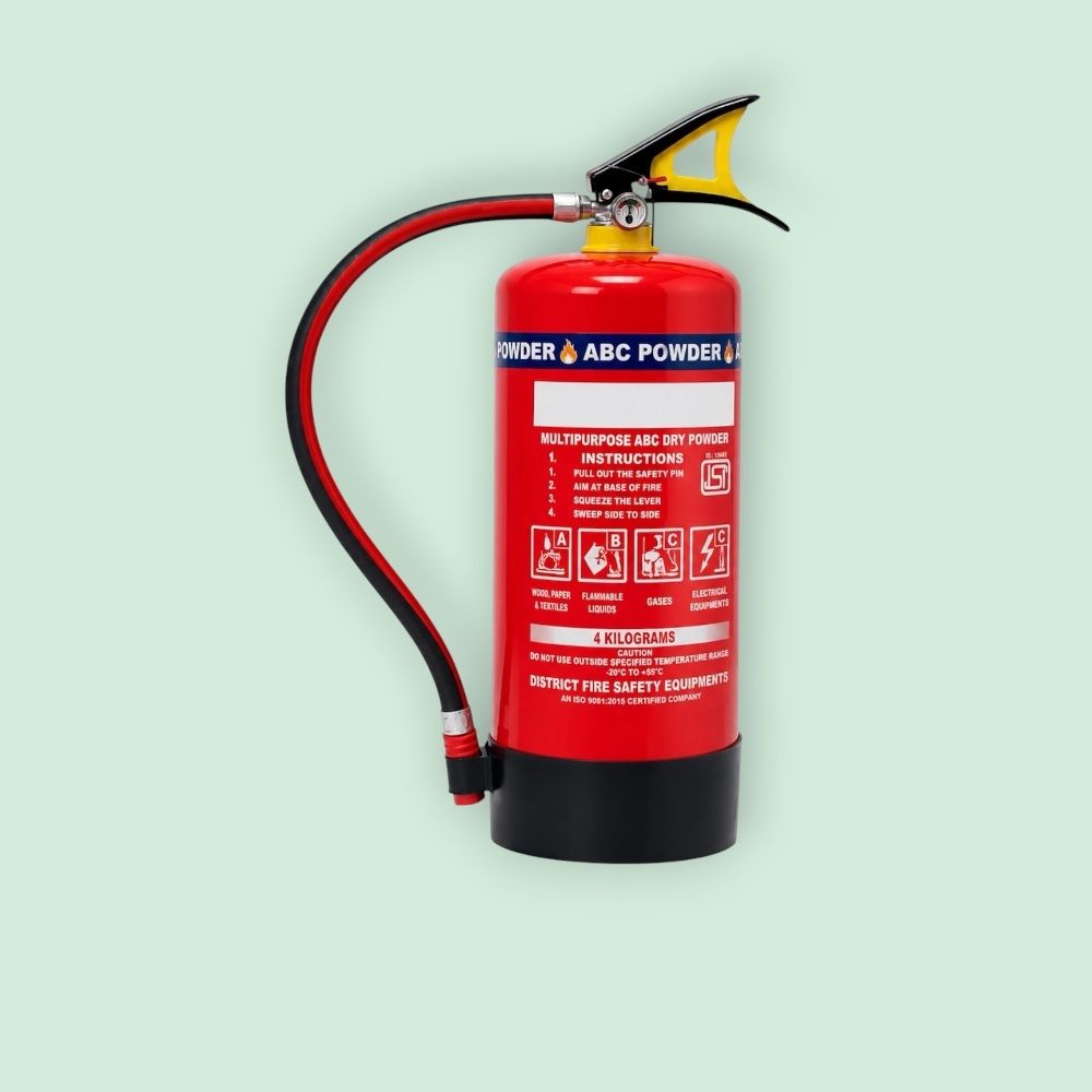 ABC Fire Cylinder 4 Kg for Residential Commercial and Industrial Safety Fire Extinguisher Mount-image-45