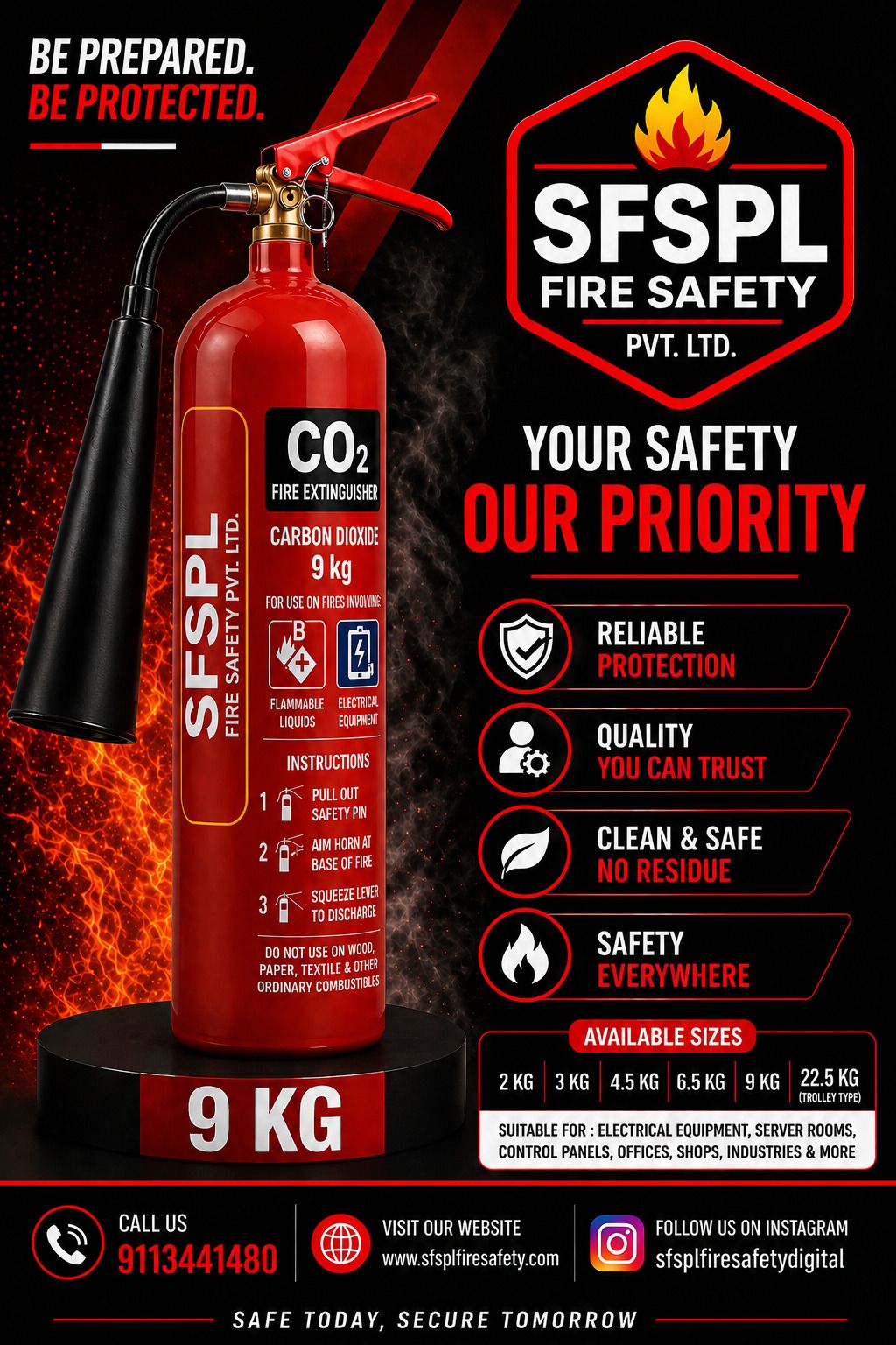 SFS CO2 Fire Extinguisher Mount-image-32