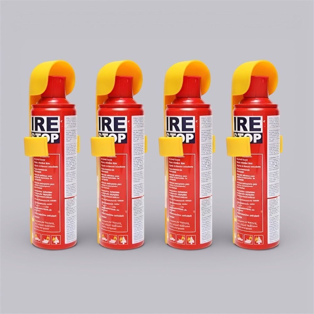 Fire Stop Portable Indoor Fire Spray Pack of 4 for Emergency Use Fire Extinguisher Mount-image-28