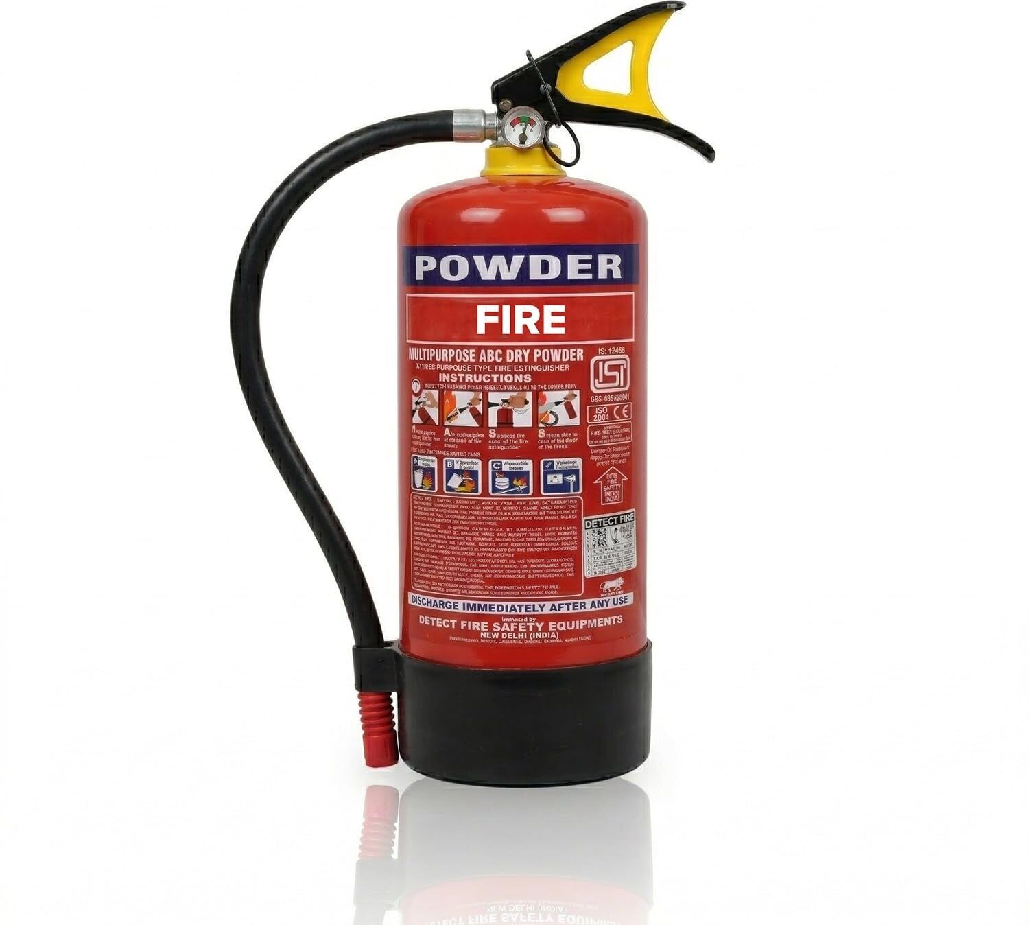 ladwa Multipurpose for Home, Office & Industrial Use | ISI Marked | ABC Dry Powder Fire Extinguisher Mount-picture-14