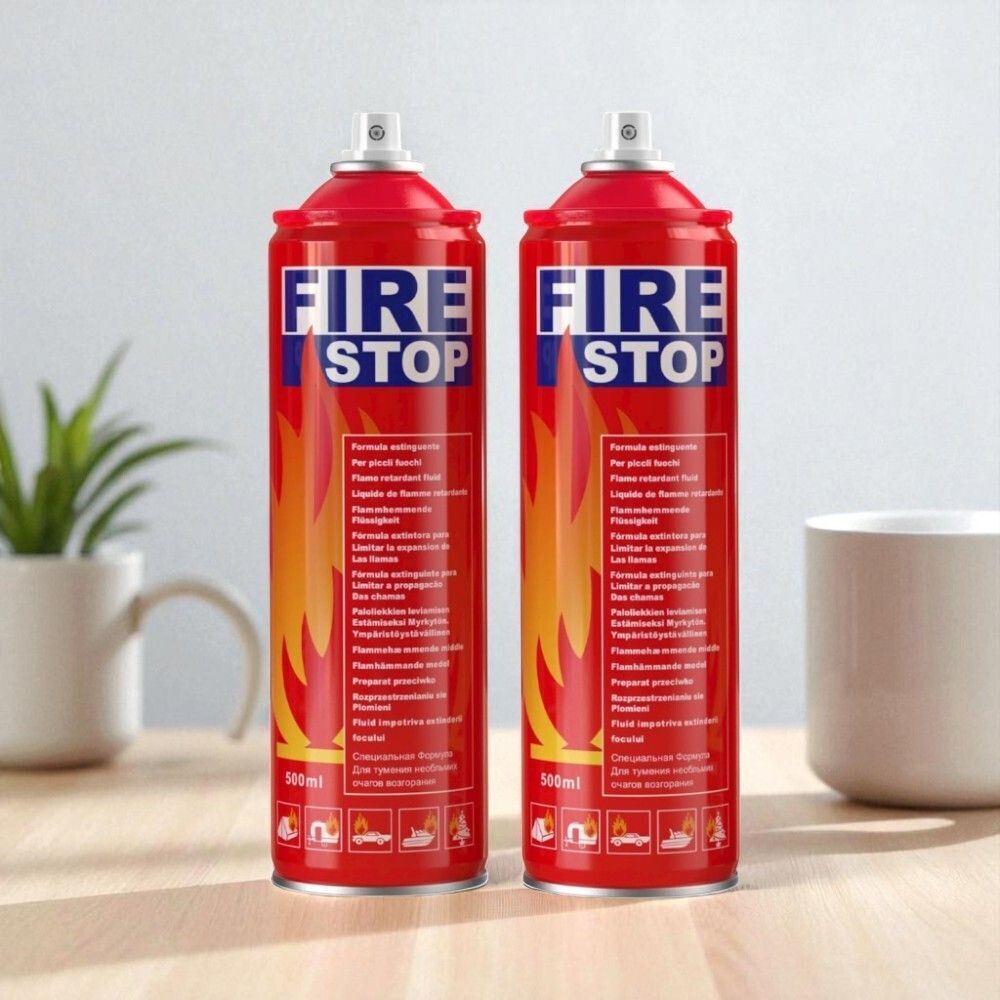 agniraksha ISI Certified 1Kg Fire Stop Fire Extinguisher for Car and Home Fire Extinguisher Mount-picture-17