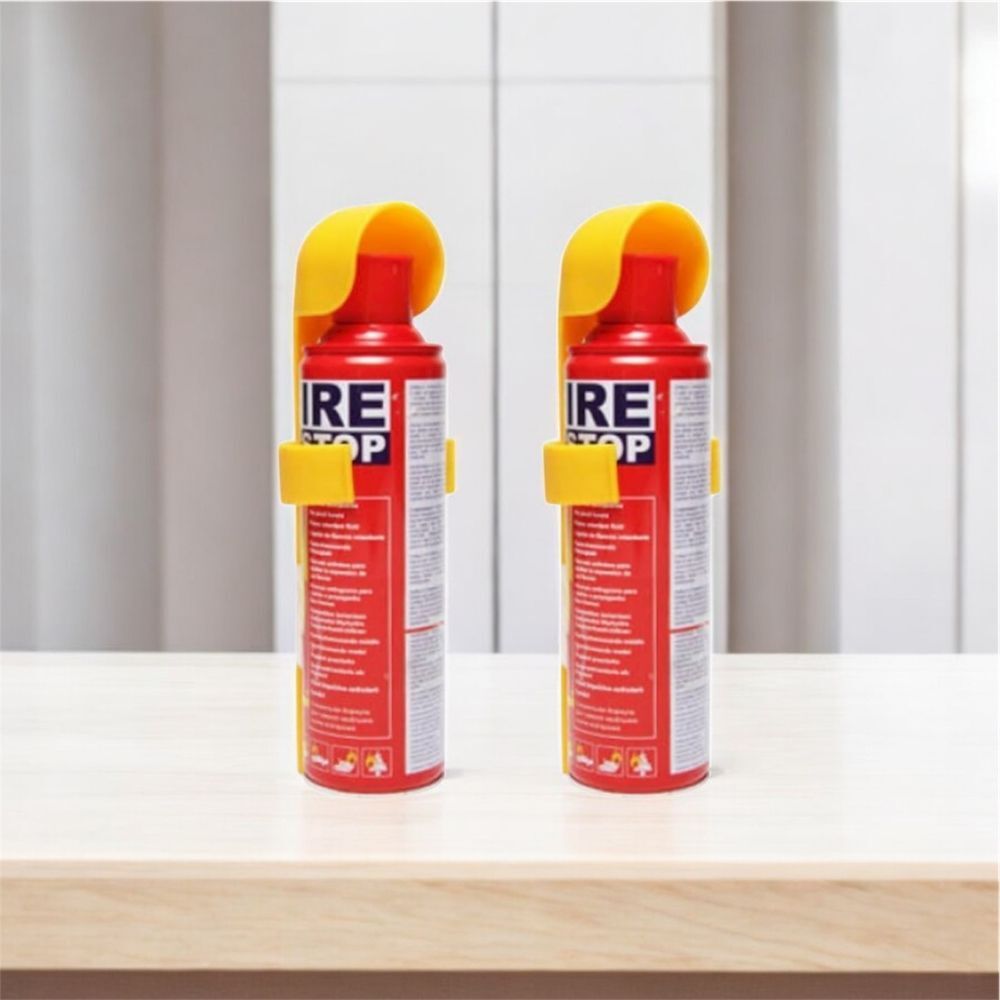 agniraksha ISI Certified Fire Stop 1Kg Spray for Car Kitchen & Office Fire Extinguisher Mount-picture-15