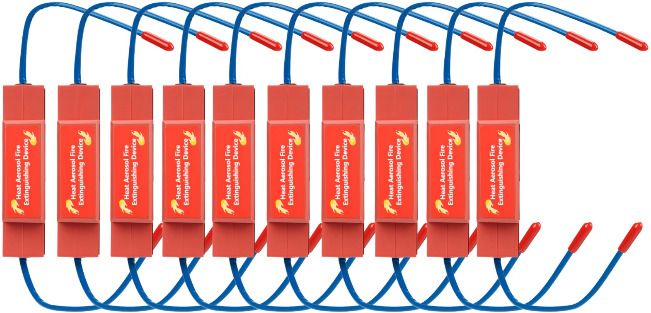 dehmy Heat Aerosol Fire Extinguishing Device, for Electricity Meter Box pack of 10 Fire Extinguisher Mount-picture-5
