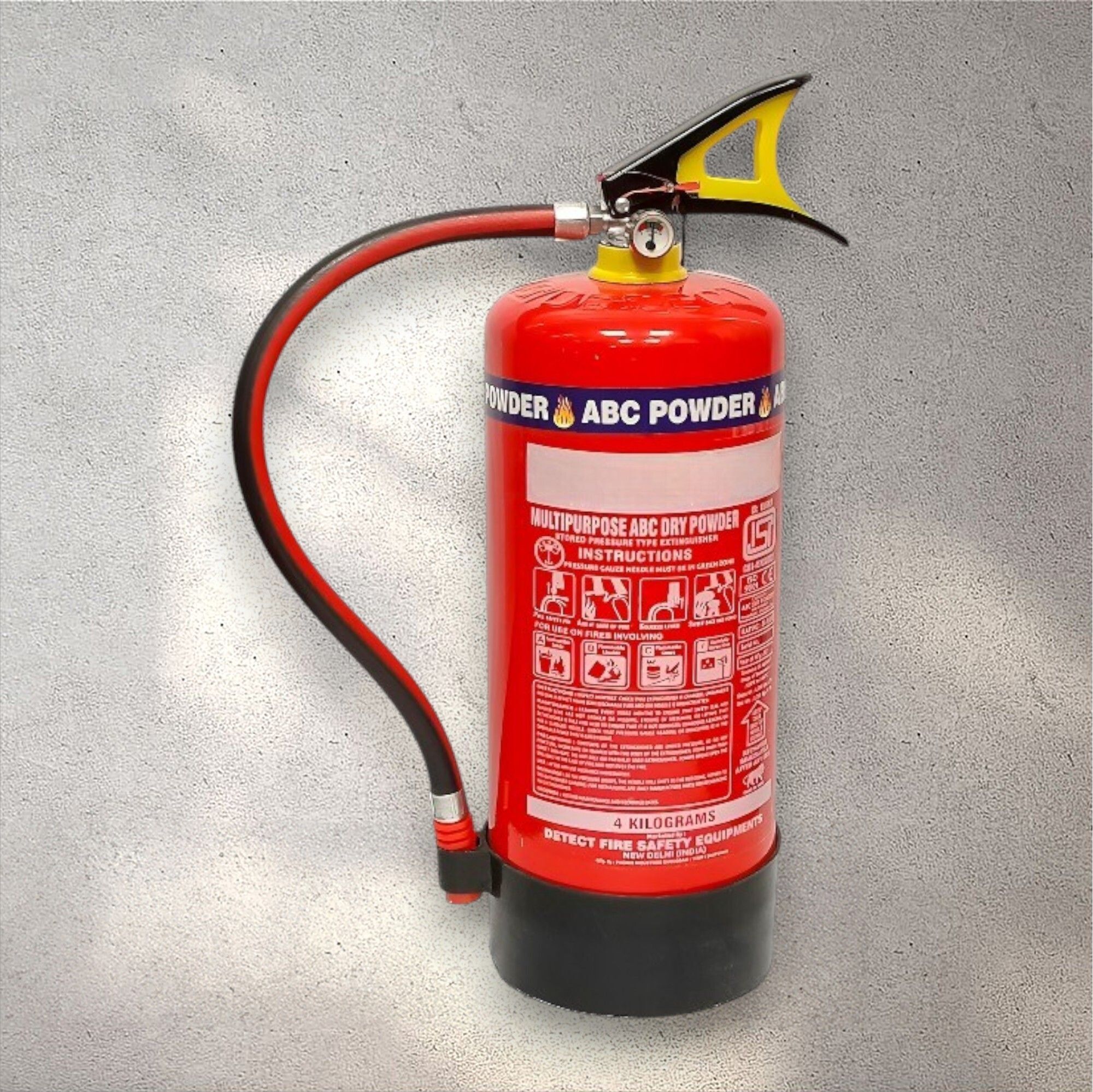 Safe and Secure 4kg Fire Extinguisher – Easy Operation, Quick Emergency Use Fire Extinguisher Mount-image-46