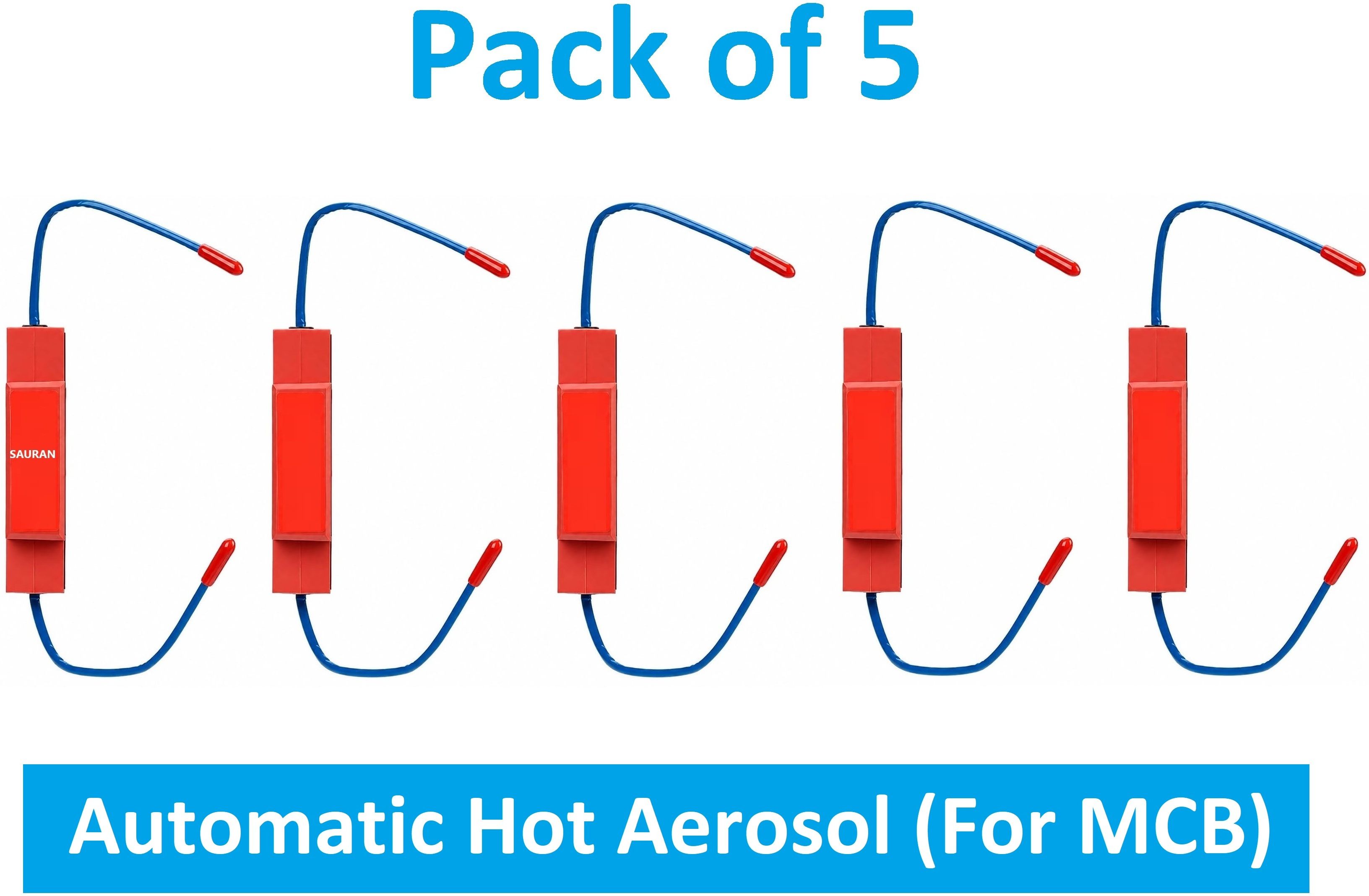 sauran Pack of 5 Hot Aerosol Automatic Fire Suppression System for Electrical AHA3.3 Fire Extinguisher Mount-picture-34