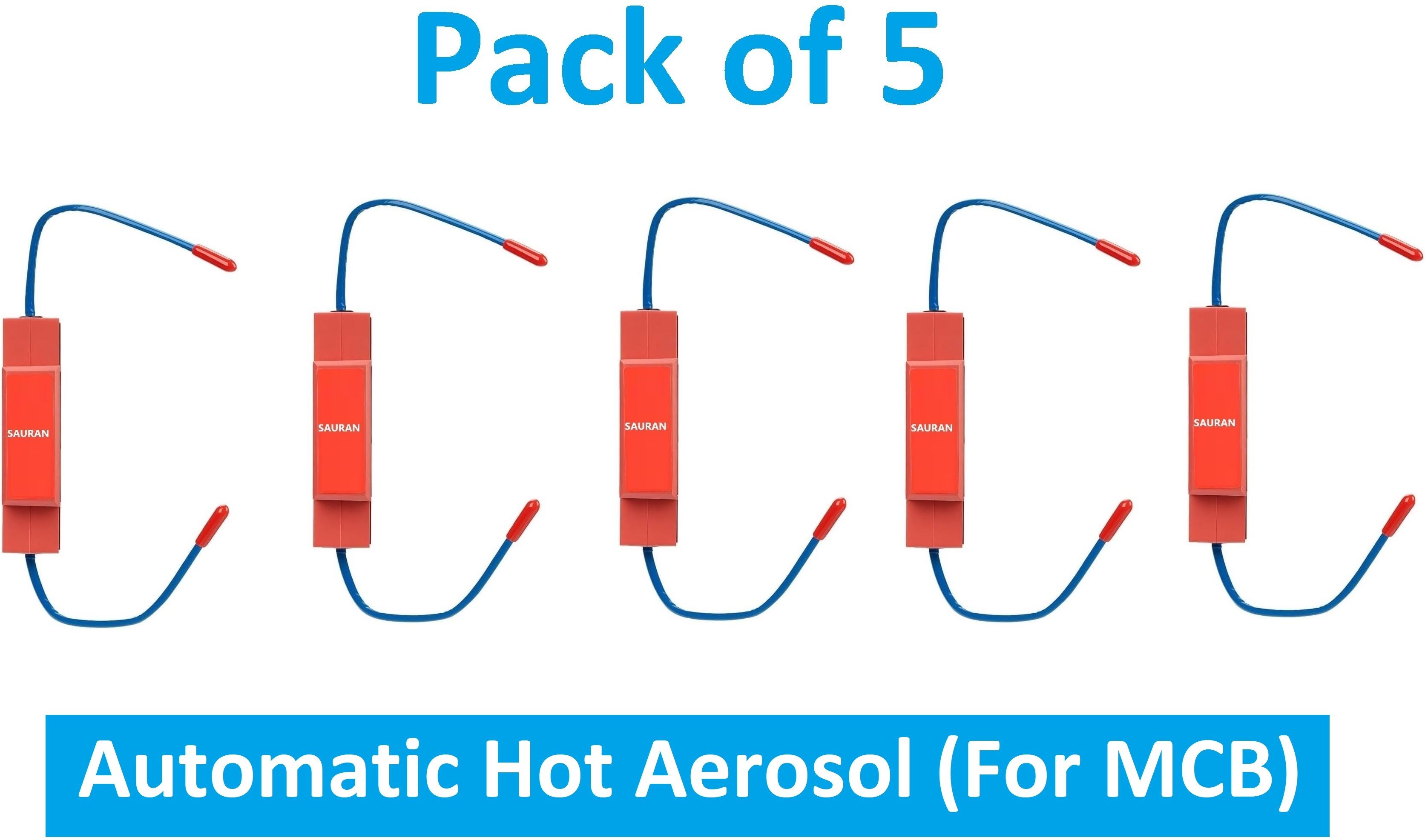 sauran Pack of 5 Hot Aerosol Automatic Fire Suppression System for Electrical AHA4.3 Fire Extinguisher Mount-picture-30