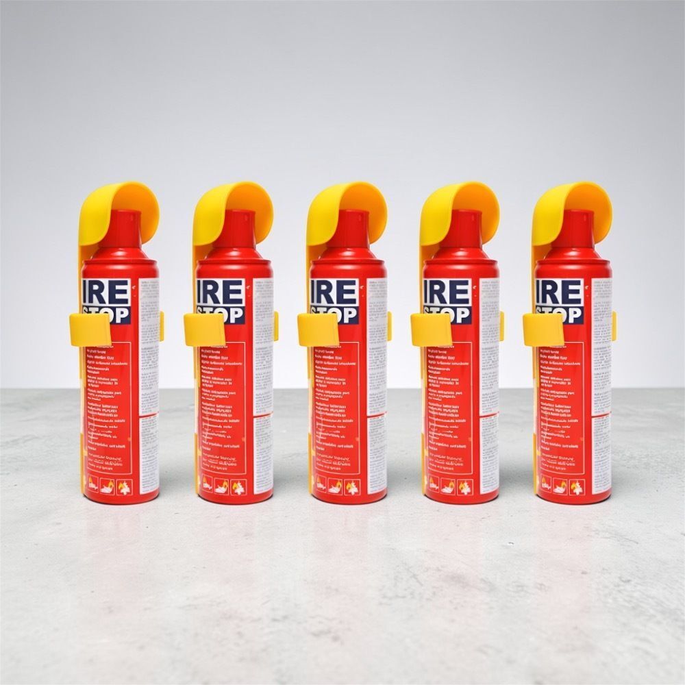 Fire Stop Mini Emergency Fire Spray Pack of 5 for Travel Use Fire Extinguisher Mount-image-17