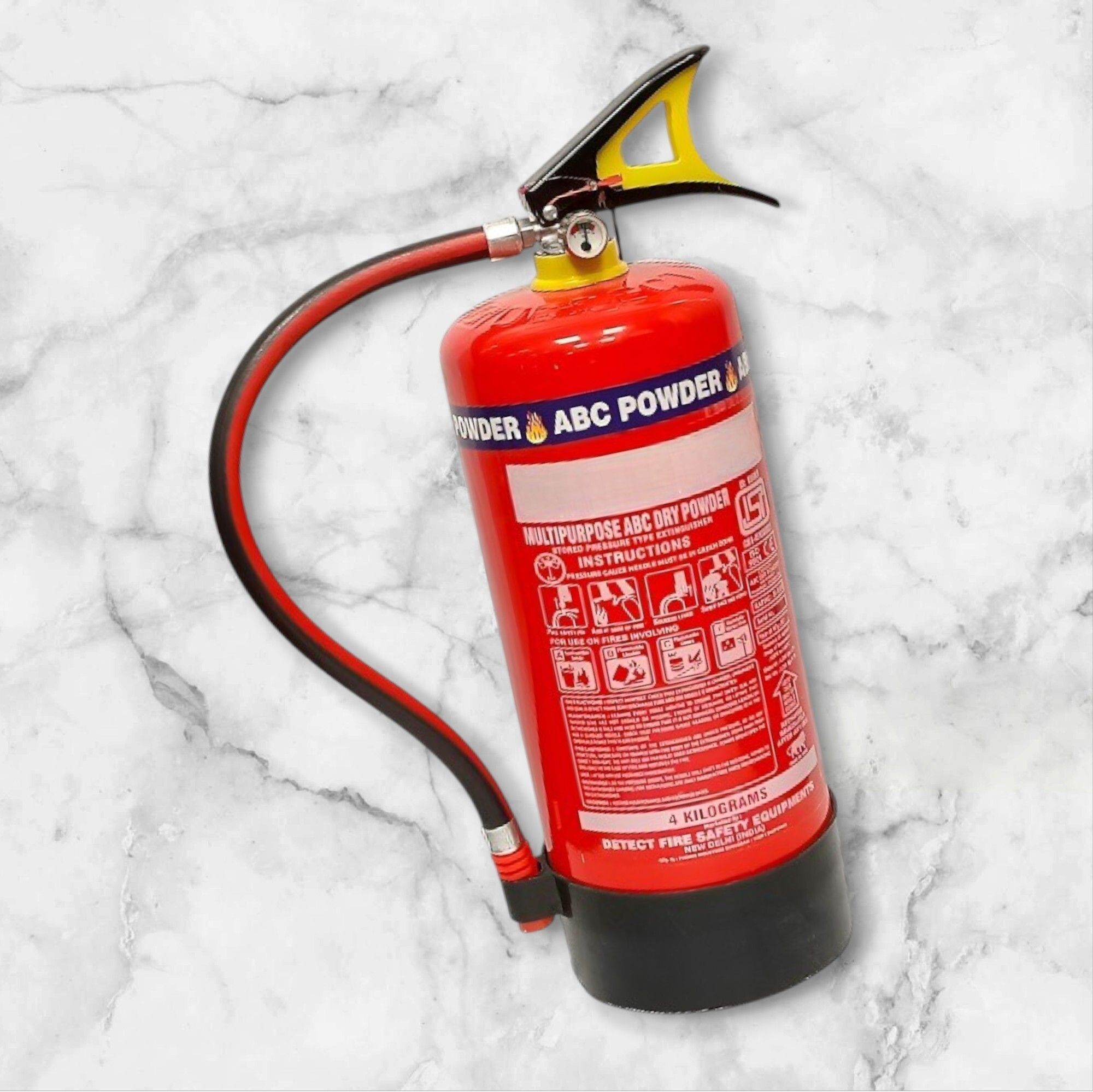 4kg ABC Fire Extinguisher – Trusted Protection for Home, Office, and Vehicles Fire Extinguisher Mount-image-4