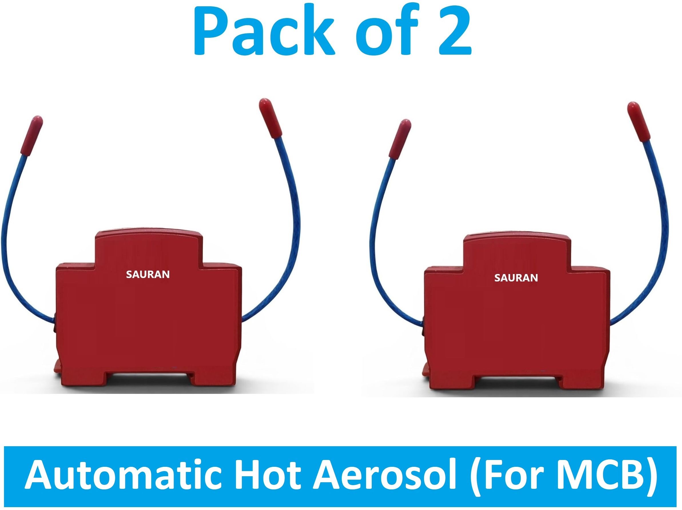 sauran Pack of 2 Hot Aerosol Automatic Fire Suppression System for Electrical AHA1.2 Fire Extinguisher Mount-picture-23