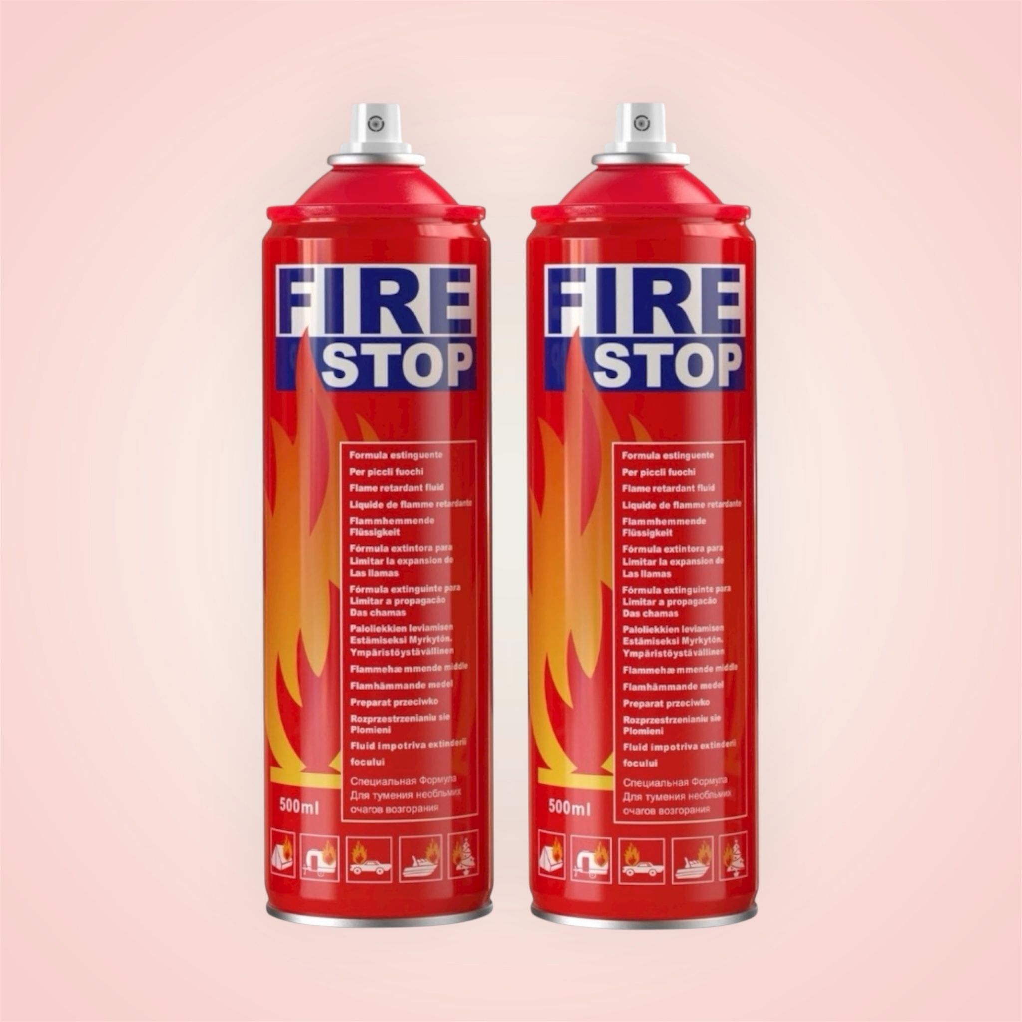 agniraksha Fire Stop Compact Spray Fire Extinguisher Best Safety Tool for Car & Bike Fire Extinguisher Mount-picture-44