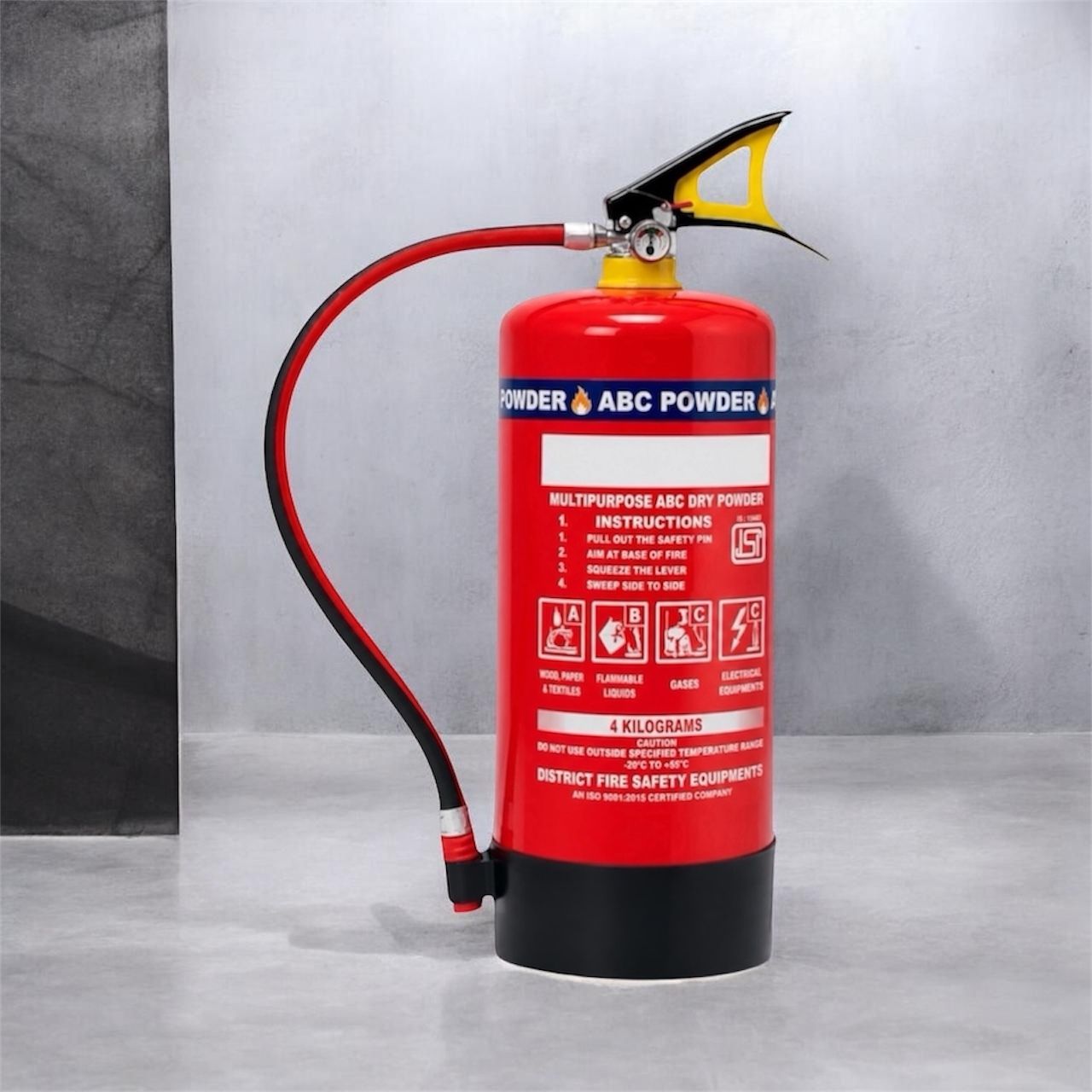 Fire Safety ABC Extinguisher 4 Kg for School Hospital Office Use Fire Extinguisher Mount-image-48