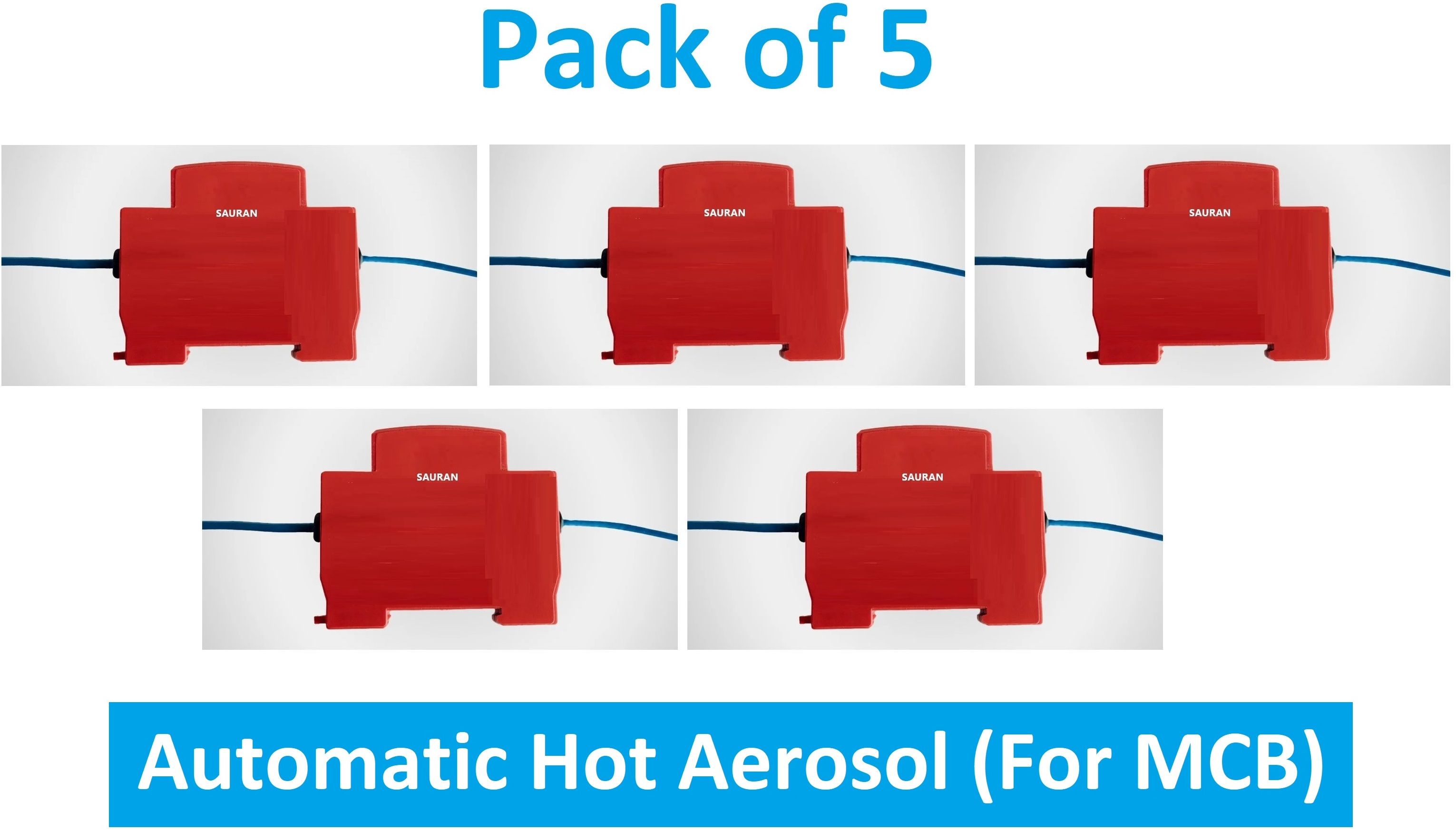 sauran Pack of 5 Hot Aerosol Automatic Fire Suppression System for Electrical AHA13.3 Fire Extinguisher Mount-picture-34