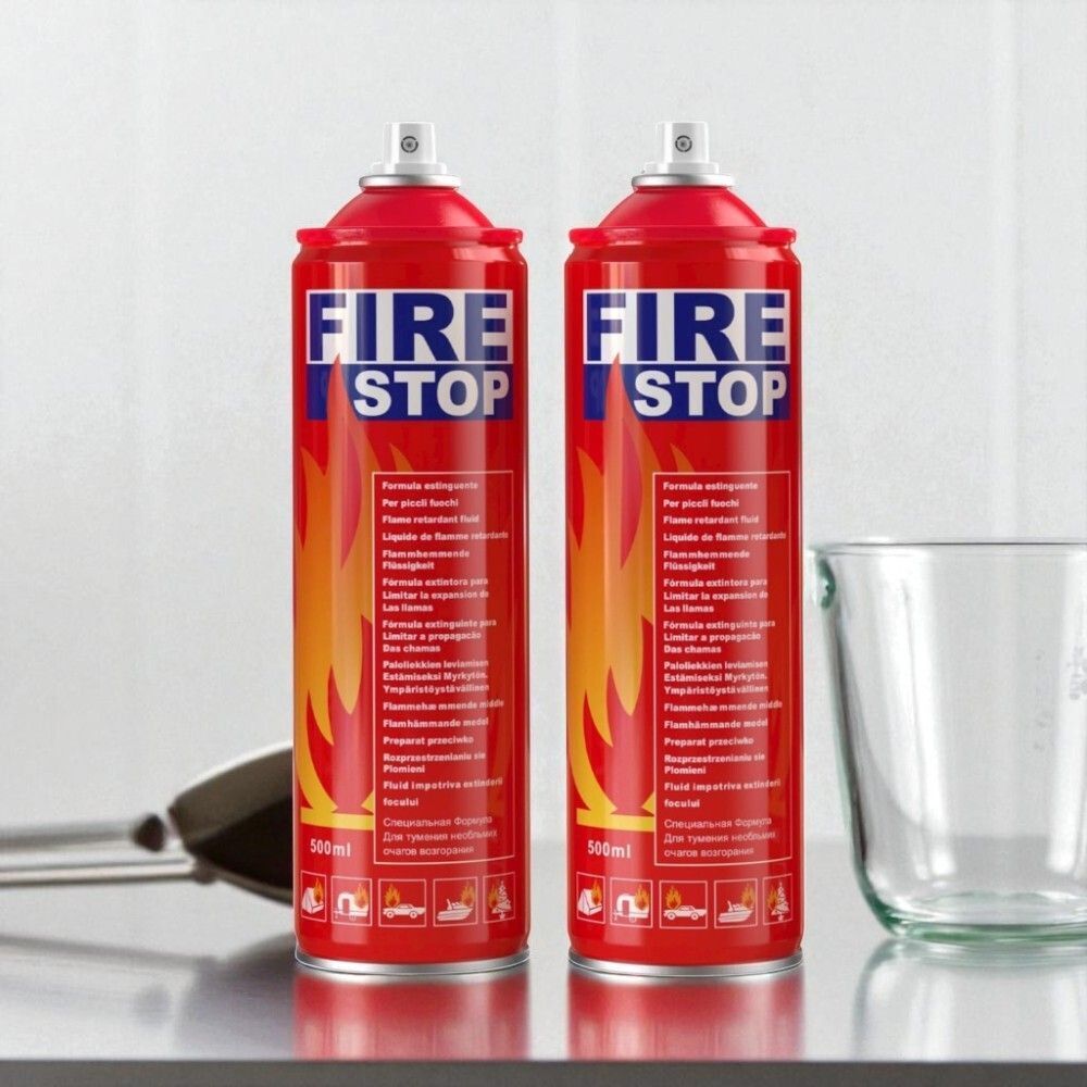 1Kg Fire Stop ISI Certified Compact Extinguisher for Home Use Fire Extinguisher Mount-image-3
