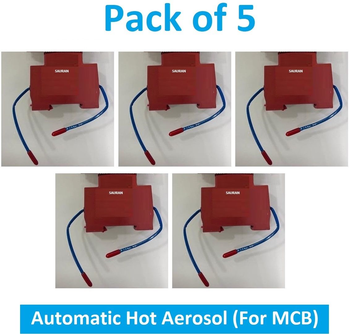 sauran Pack of 5 Hot Aerosol Automatic Fire Suppression System for Electrical AHA8.3 Fire Extinguisher Mount-picture-24