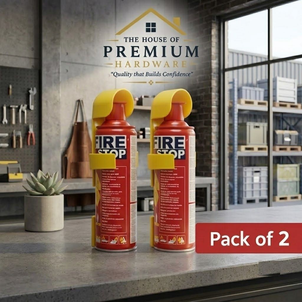 Pack of 2 Portable 500ml Fire Extinguisher Spray for Car Home Kitchen Safety Fire Extinguisher Mount-image-43