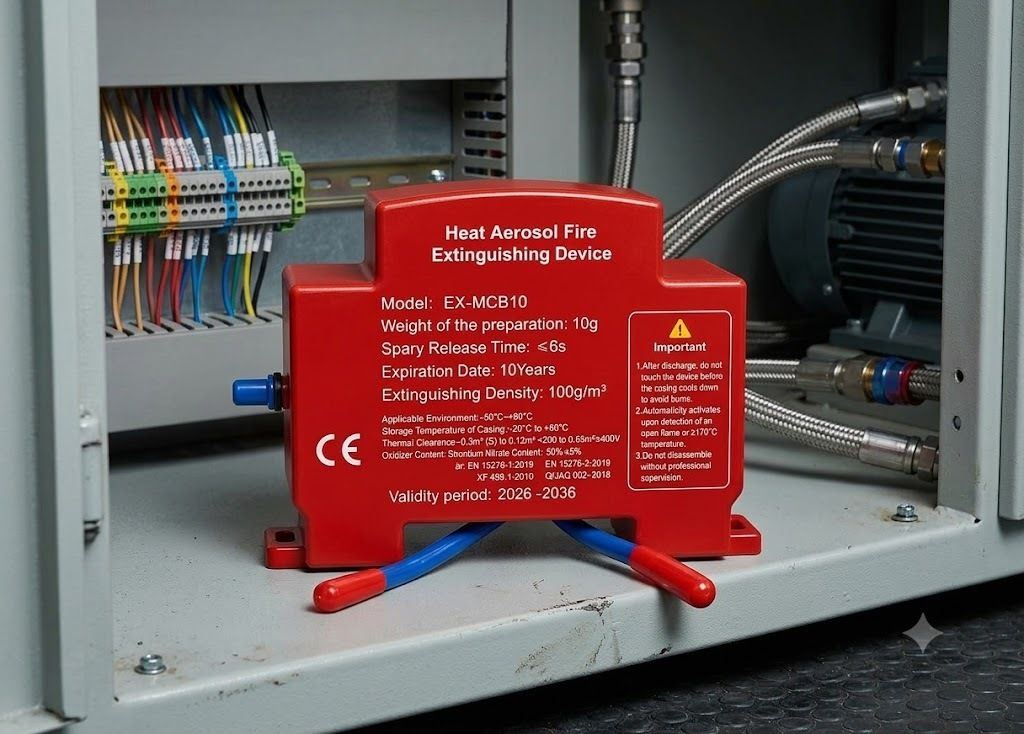 norvixa Advanced Automatic Heat Activated Aerosol Fire Suppression Device Fire Extinguisher Mount-picture-26