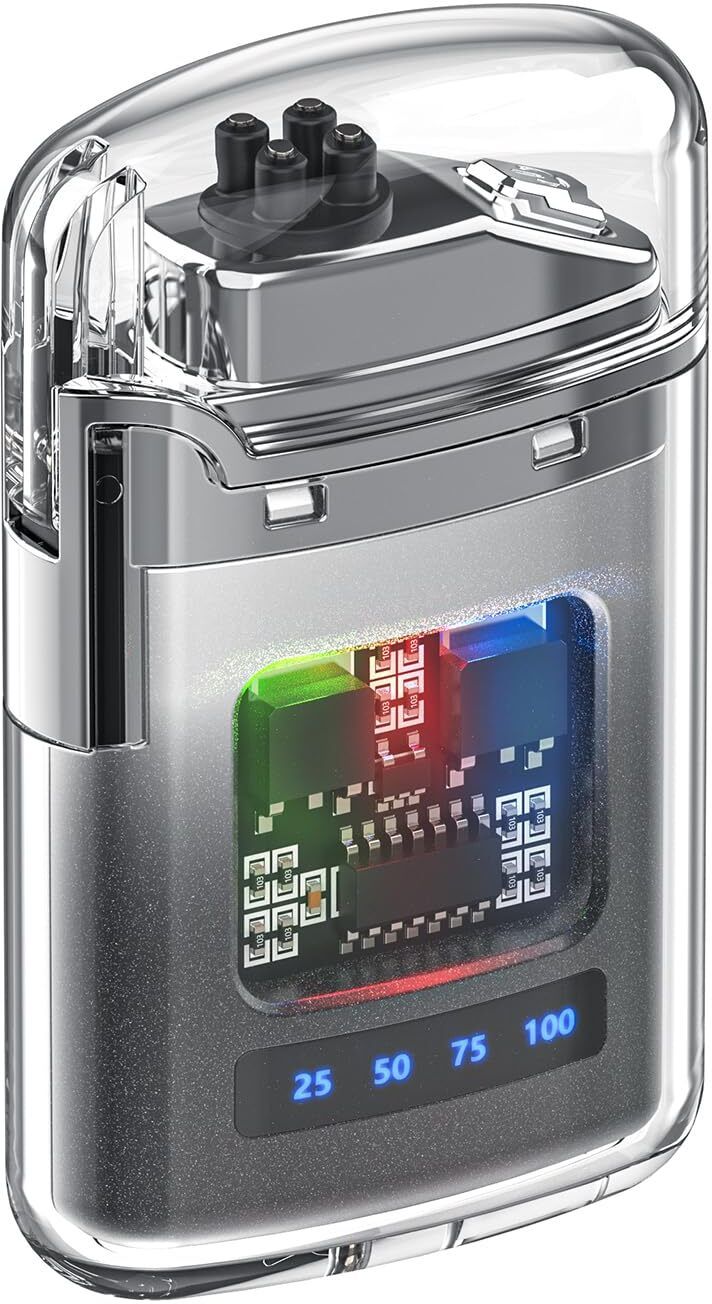 Polycarbonate Electric Lighter Usb C Rechargeable, Windproof Flameless Lighter Flint Fire Starter-image-37