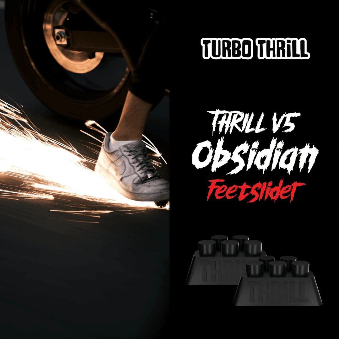 V5 Obsidian Feet Slider for Bikers/Riders - Pack of 2 Flint Fire Starter-image-29