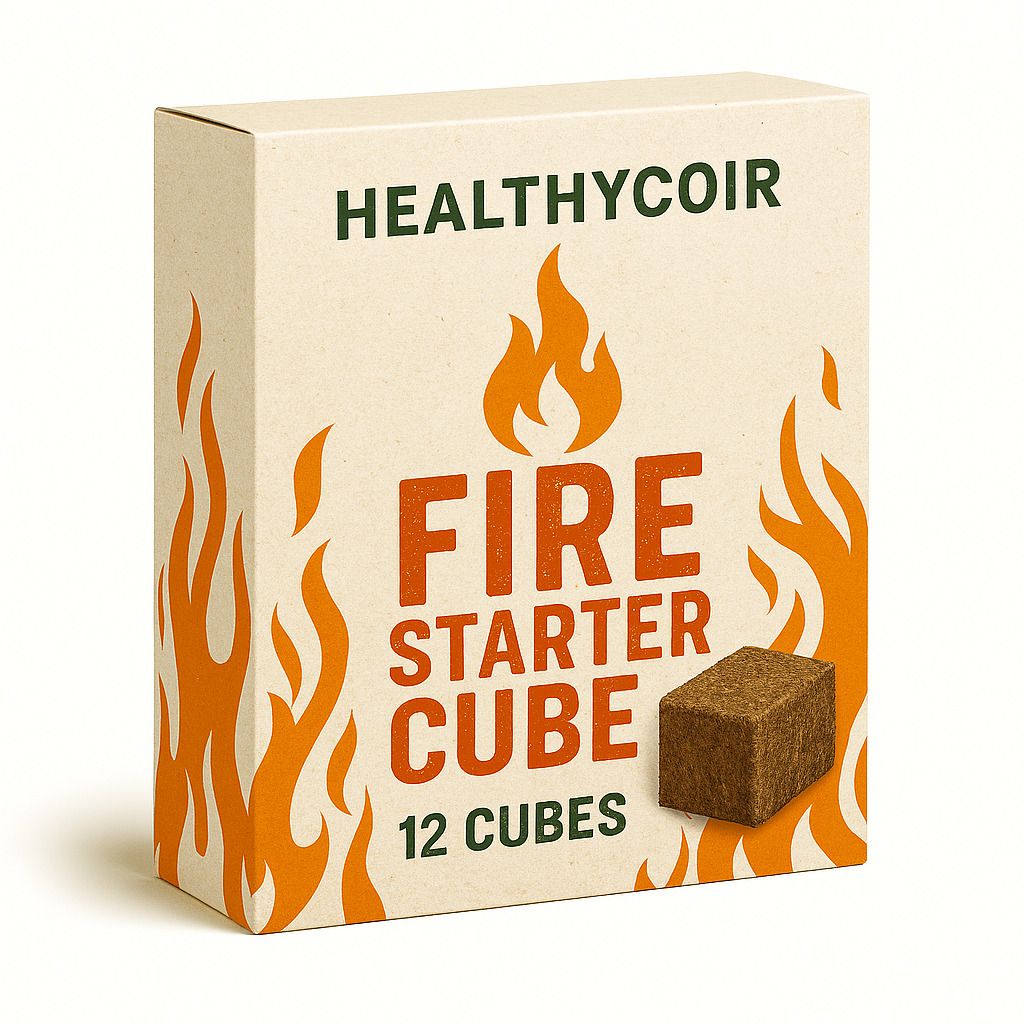 Fire Starter Cubes | Easy & Quick Ignition for BBQ | Charcoal Grill Flint Fire Starter