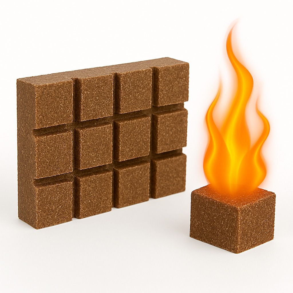 Fire Starter for Barbeque, BBQ Cubes for Home Stove Chimney, Barbecue Grill Flint Fire Starter