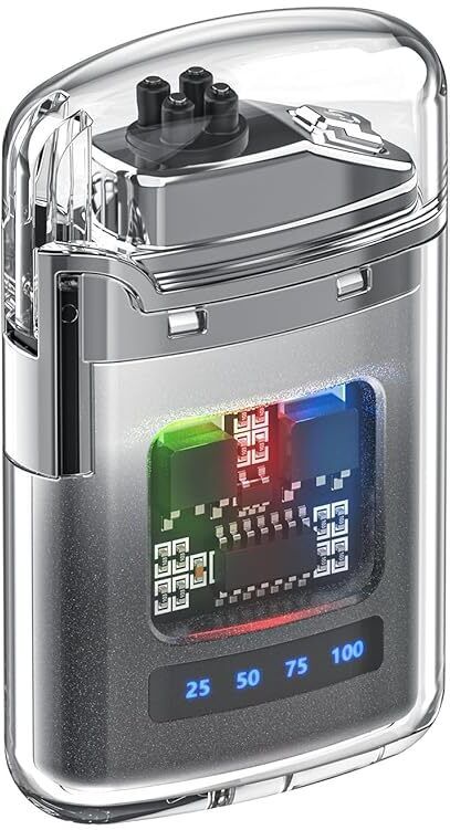 Polycarbonate Electric Lighter Usb C Rechargeable, Windproof Flameless Lighter Flint Fire Starter-image-39