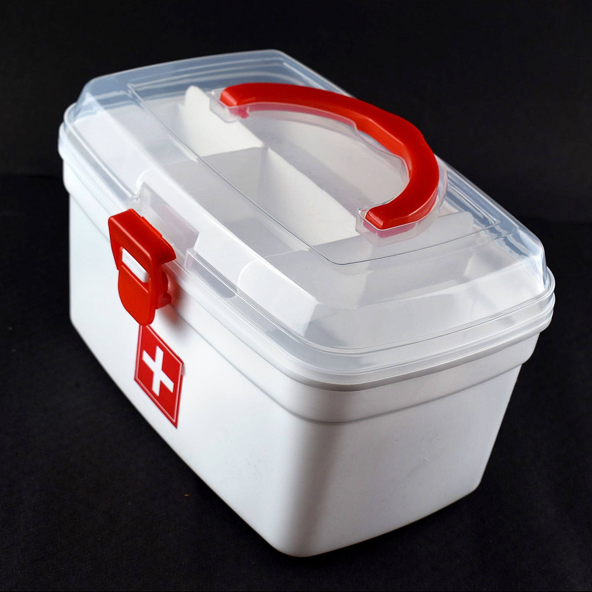 14 Multi-purpose health care family emergency portable medicine utility storage box Pill Box-image-35