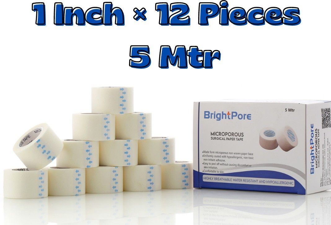 MICROPOROUS SURGICAL PAPERTAPE 1inch × 5mtr First Aid Tape