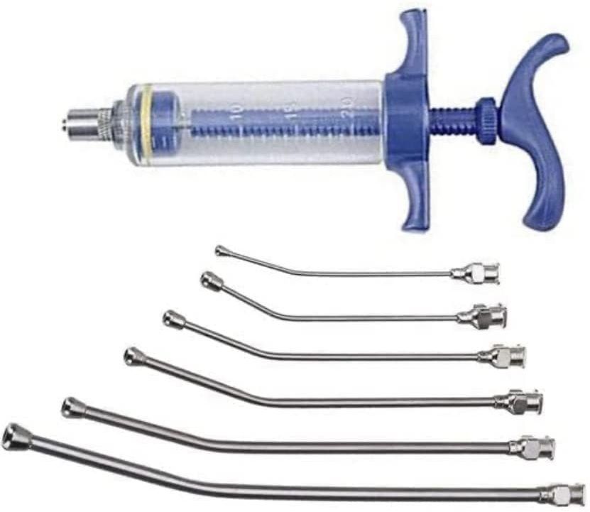Feeding Needle & Syringe Kit SS for Finch Canary Lovebird Grey Parrot & Macaw Manual Fish Feeder-image-45