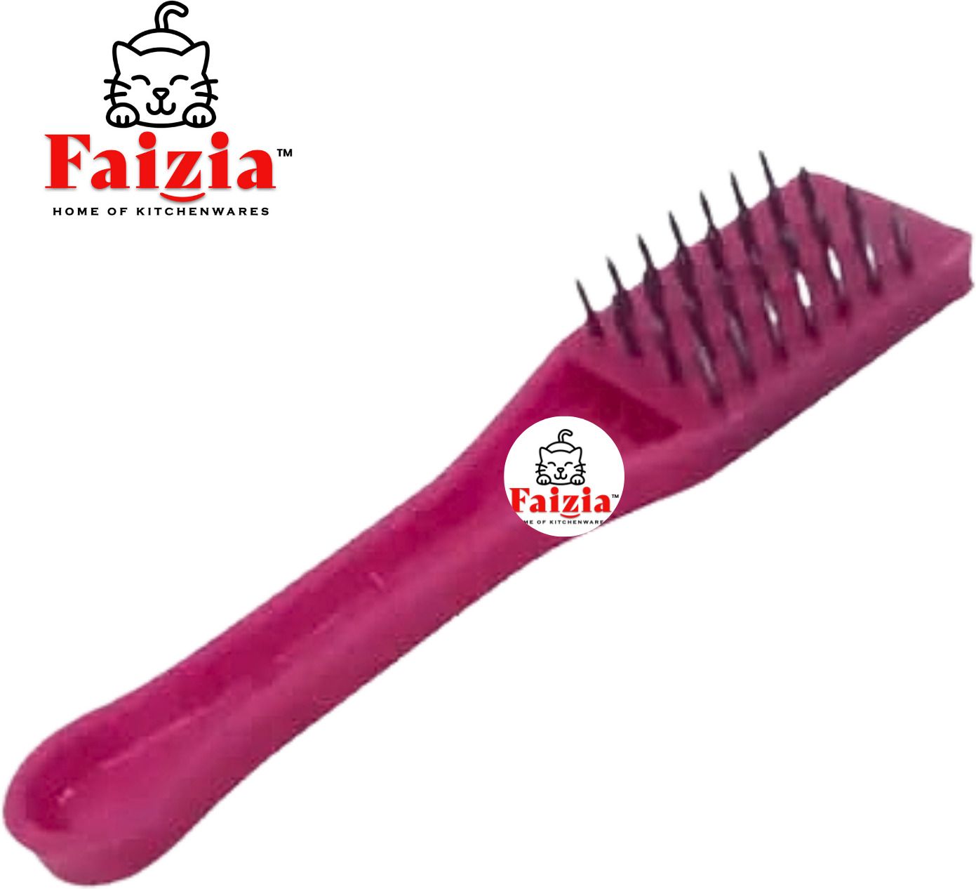 faizia Fish Scale Remover with Iron Nails,Fish Skin Scraper,Cutter,Kitchen Tool Fish Scaler-picture-14