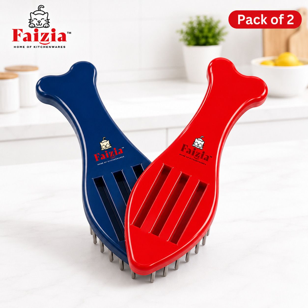 faizia Multipurpose Remover Plastic Fish Scaler Scraper Reusable Cleaning Accessory Fish Scaler-picture-29