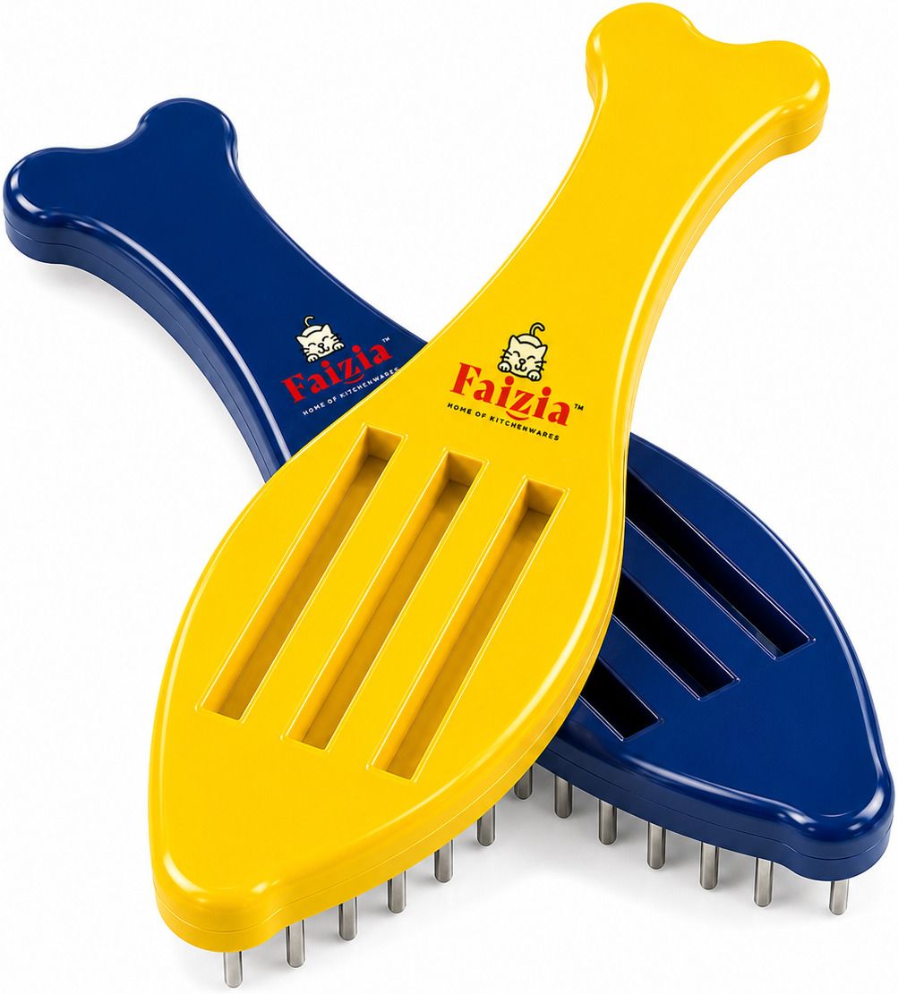 faizia Fish Scale Scraper Plastic Fish Cleaning Tool Lightweight Handheld Fish Descaler Fish Scaler-picture-34