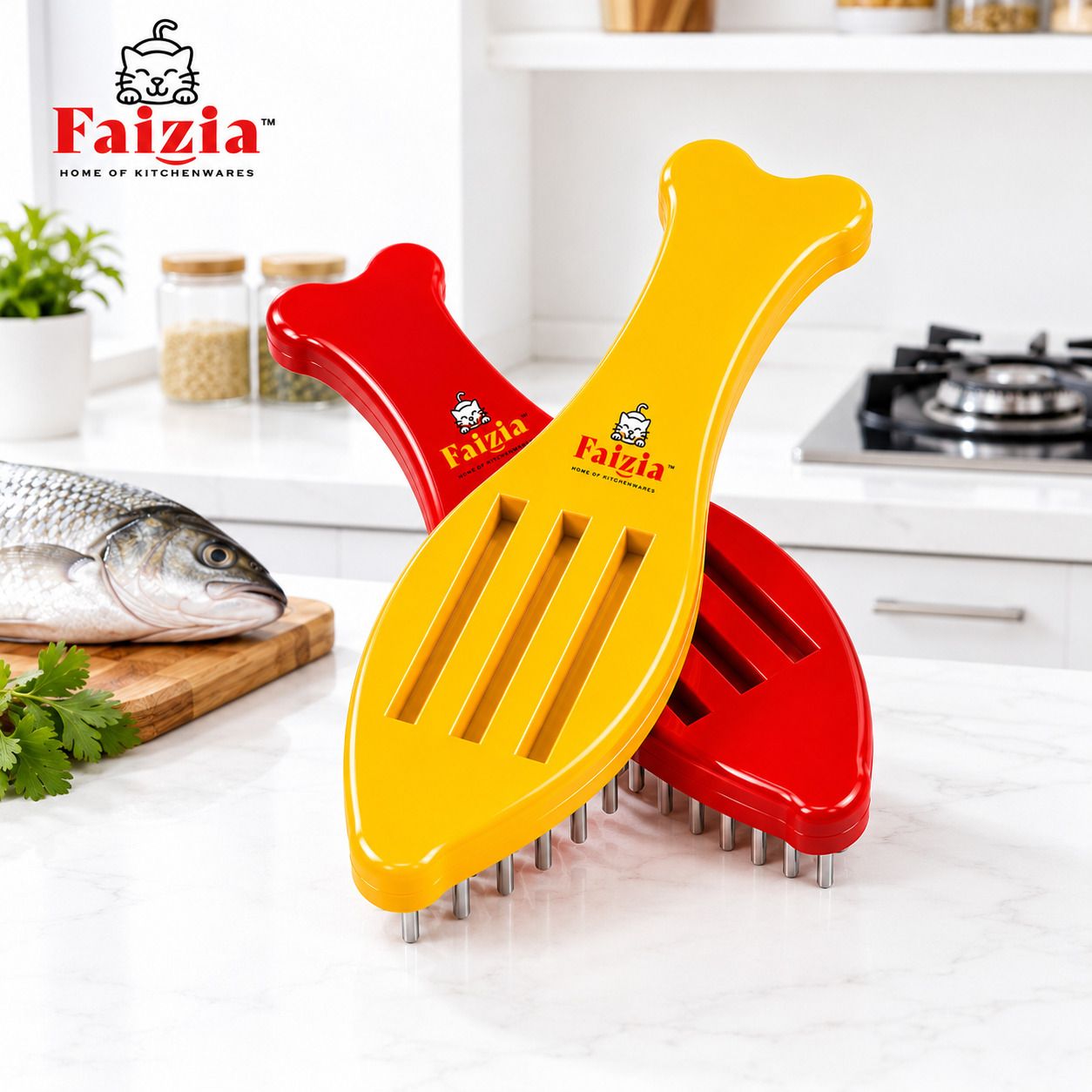 Handheld Fish Scraper Scaler Fish Cleaning Scraper Tool for Home Kitchen Fish Scaler-image-44