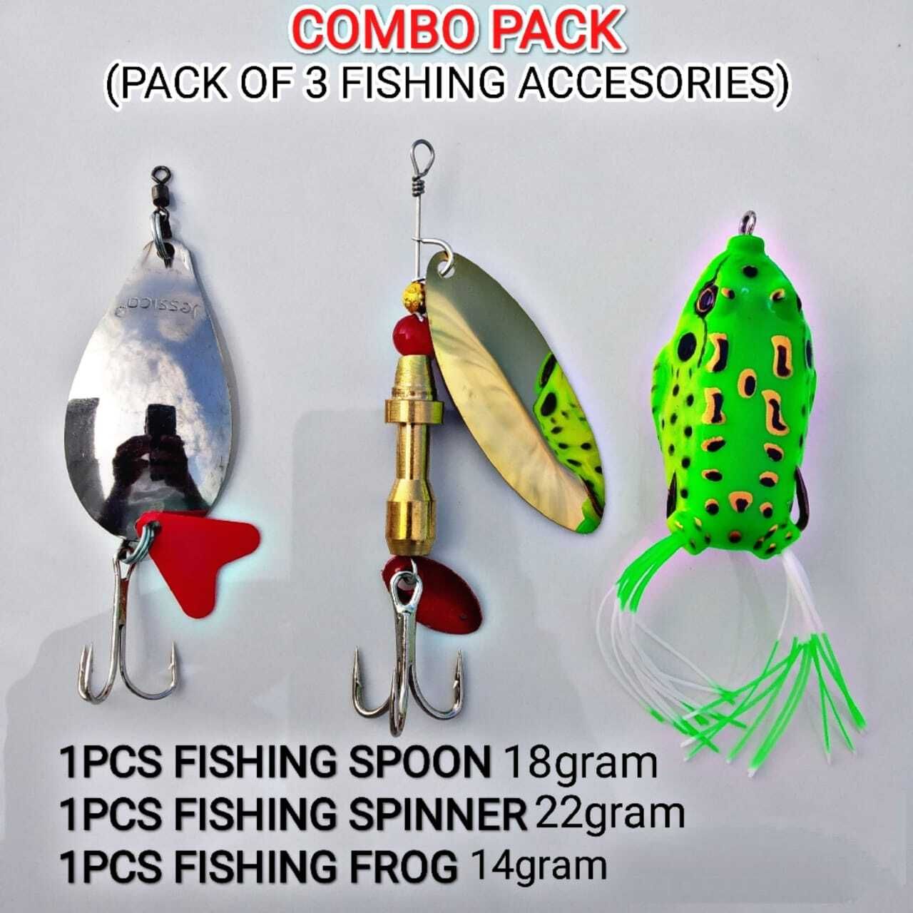 Spinner Bait Brass, Steel, Silicone Fishing Lure-image-26