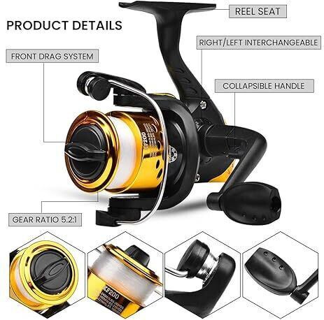 abirs Spinning reel 200 series Fishing reel-picture-20