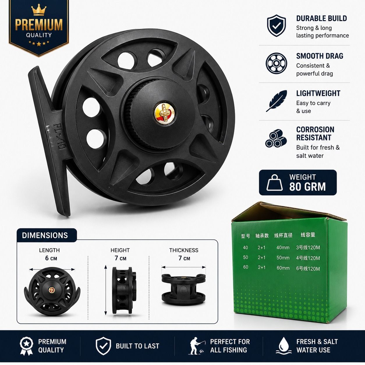 mbi MBIFLYREEL60 FISHINGFLYREEL60-picture-24