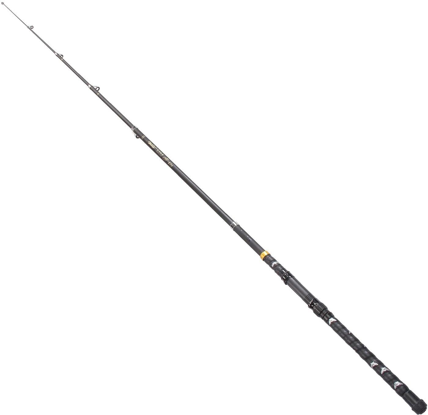 Telescopic Light Weight Saltwater Freshwater Spinning Fishing Fiber Fishing Rod upto 5 kg fishing Black Fishing Rod